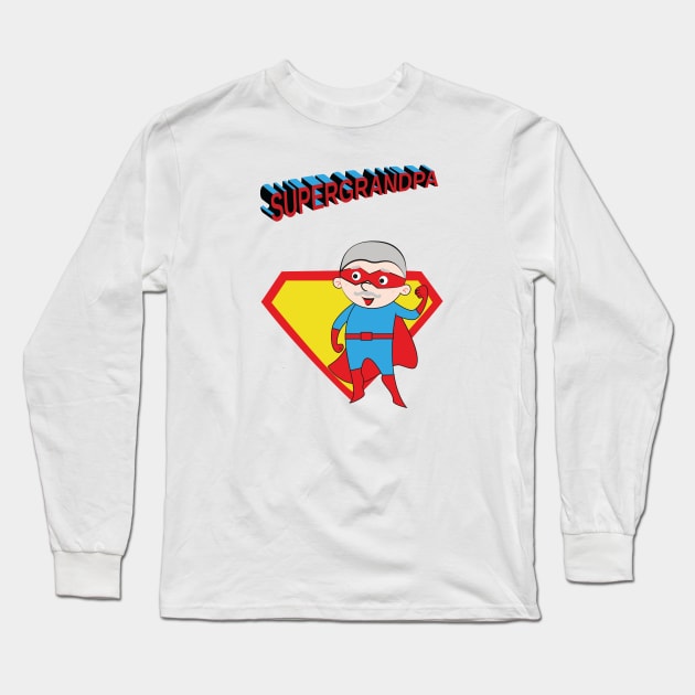 Super grandpa 2 Long Sleeve T-Shirt by grafart